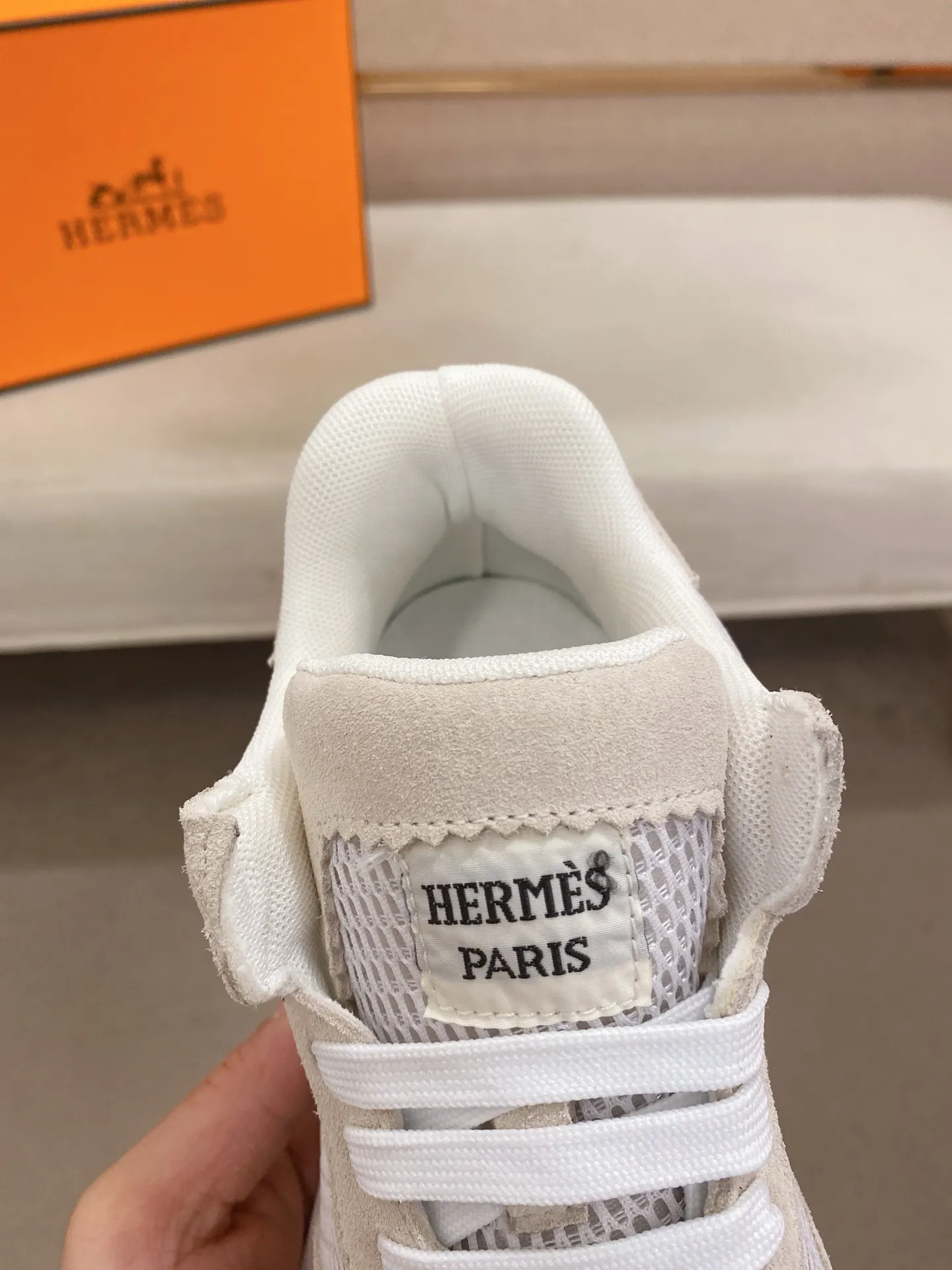 Men's clothing and shoes💰: 420💰《HERMES》【Classic Original Version】Hermès; Top 🔝 Purchasing Agency 🔍🔍Latest 🇺🇸Sold simultaneously at counters, original imported from Italy ▲▲ suede cowhide Equipped with breathable mesh ▲▲Exquisite workmanship (breathable mesh imported from Italy) sole: original sole provided by the original factory, ⚠️exclusive double-layer activity·TPR·rubber·combined molded outsole; Code number: 38-44